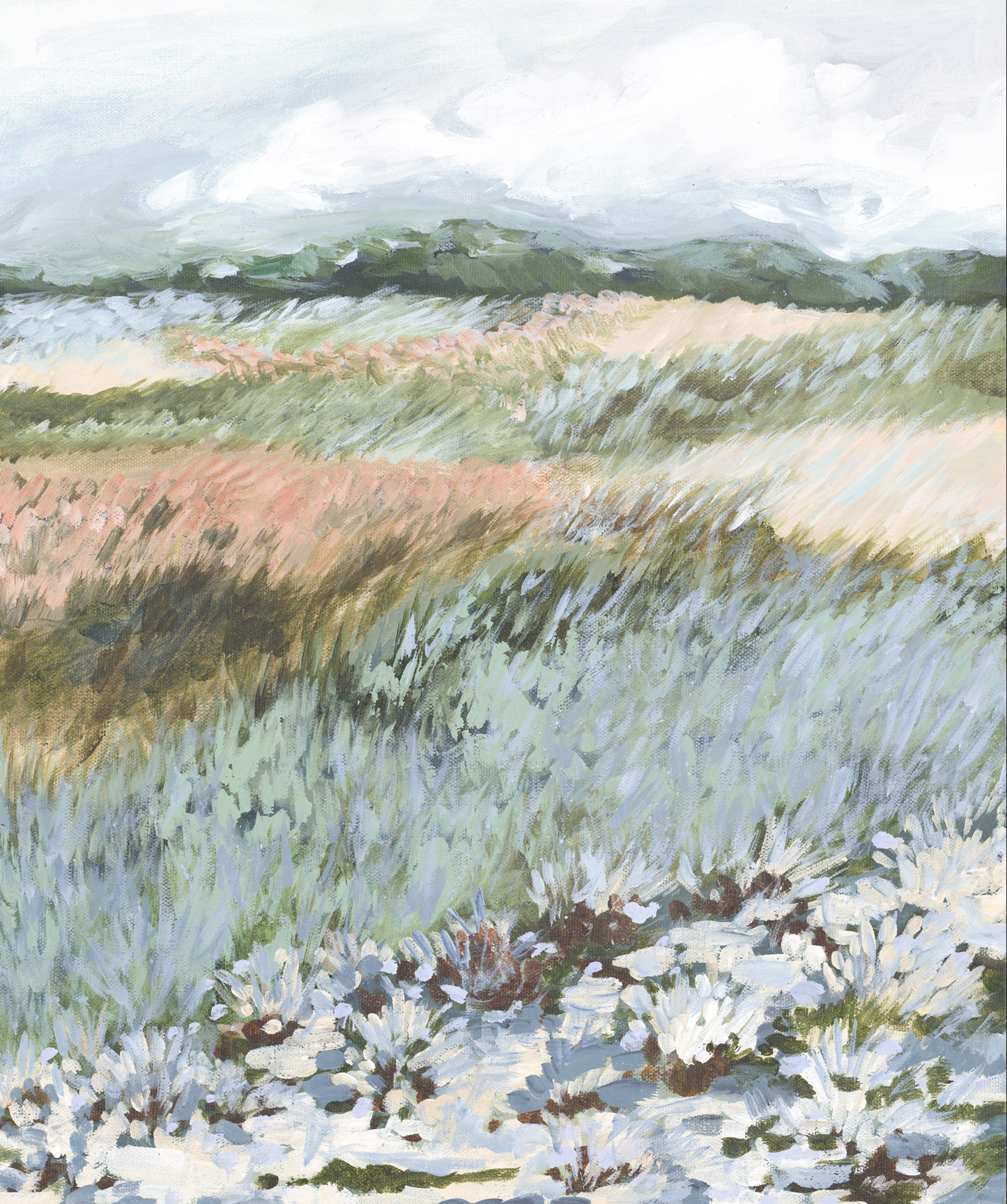 Cerulean Fields Print